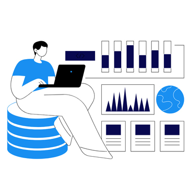 Analista de datos ilustración