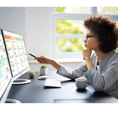 Project Manager trabajando con CRM