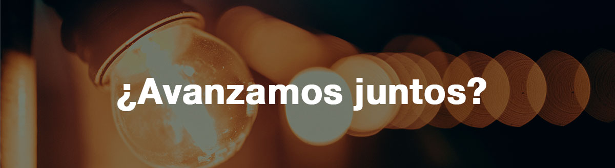 ¿Avanzamos juntos?