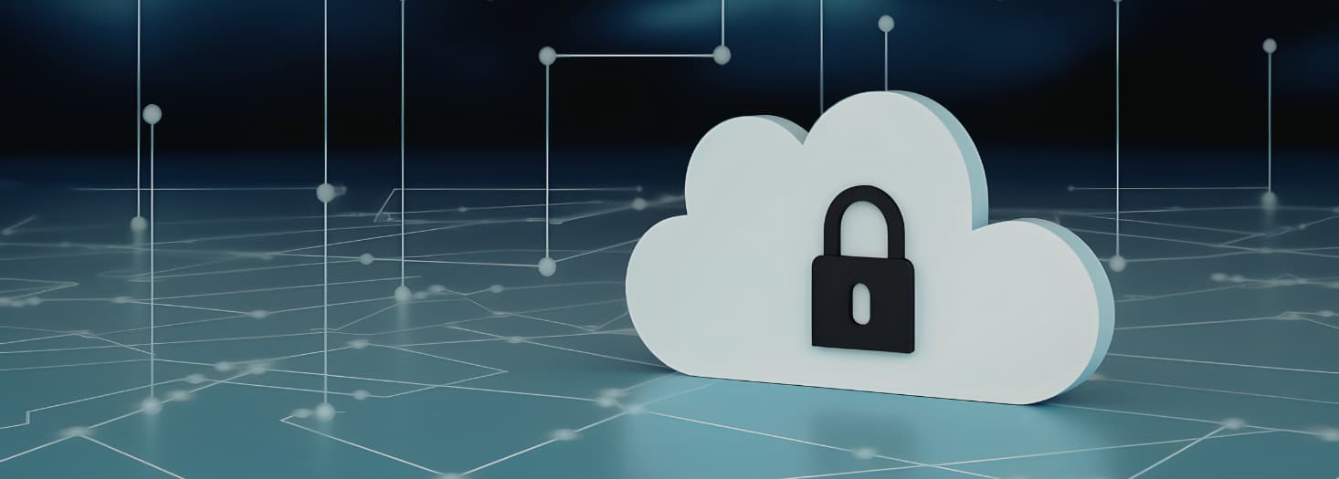 candado digital que representa la criptografía, que promueve la ciberseguridad