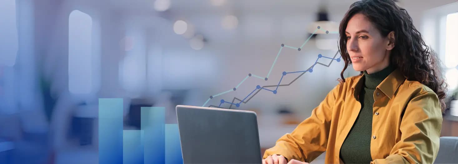 Analista de datos trabajando